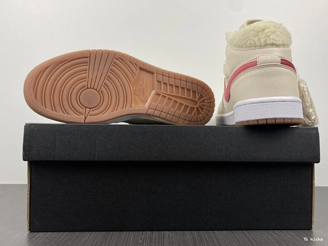 Reps TBK Pearl Fleece White 3701 Jordan1 Mid DO2207- SunProtective 1025